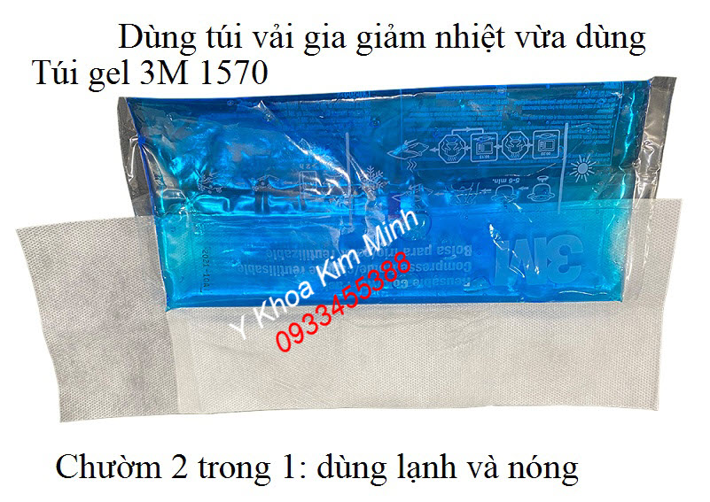 Sử dụng trong hậu phẫu thẩm mỹ, chấn thương gây sưng viêm cơ khớp - Y Khoa Kim Minh 3M #1570 Cooling Gel - Y khoa Kim Minh