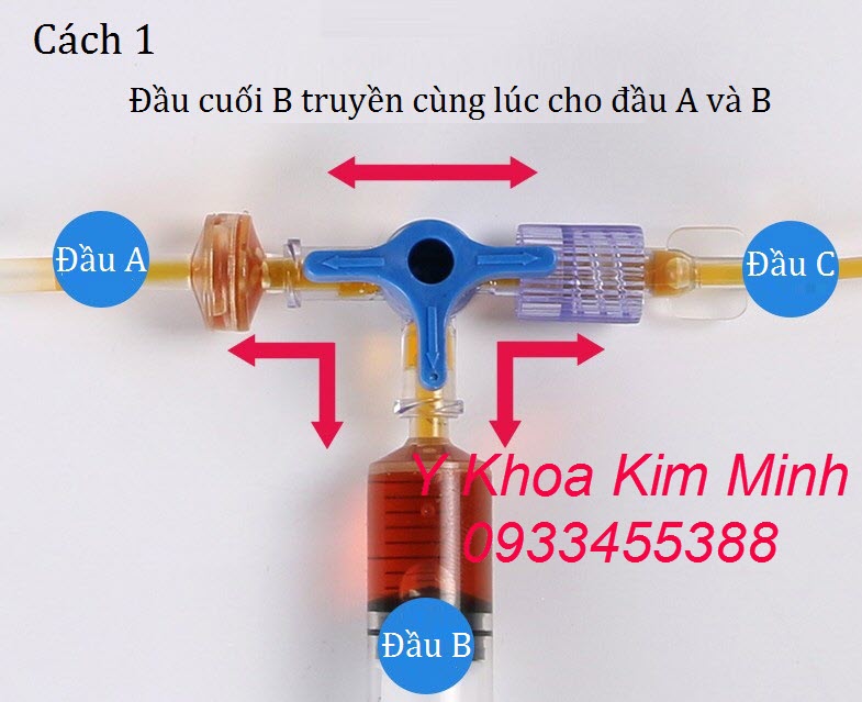 Cách khoá 3 ngã truyền 3 đầu ABC cùng lúc