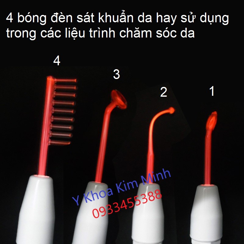 4 bóng đèn điện tím chuyên dùng sát khuẩn tiệt trùng da trong liệu trình chăm sóc da