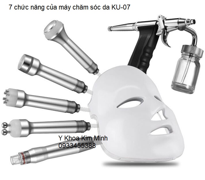 7 chuc nang dieu tri cham soc da may cham soc da da nang KU-07 Kim Minh