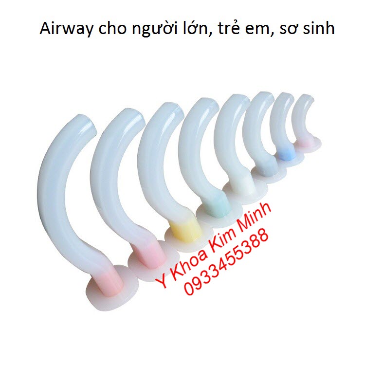 Airway ống đặt đường thở hô hấp cho người lớn ,trẻ em, trẻ sơ sinh