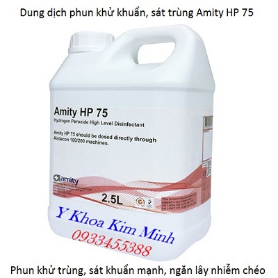 Dung dịch phun khử trùng sát khuẩn mạnh Amity HP 75 nhập khẩu Anh Quốc hay dùng trong bệnh viện - Y Khoa Kim Minh Amity HP 75, dung dịch phun khử trùng sát khuẩn y tế nhập khẩu Anh - Y Khoa Kim Minh