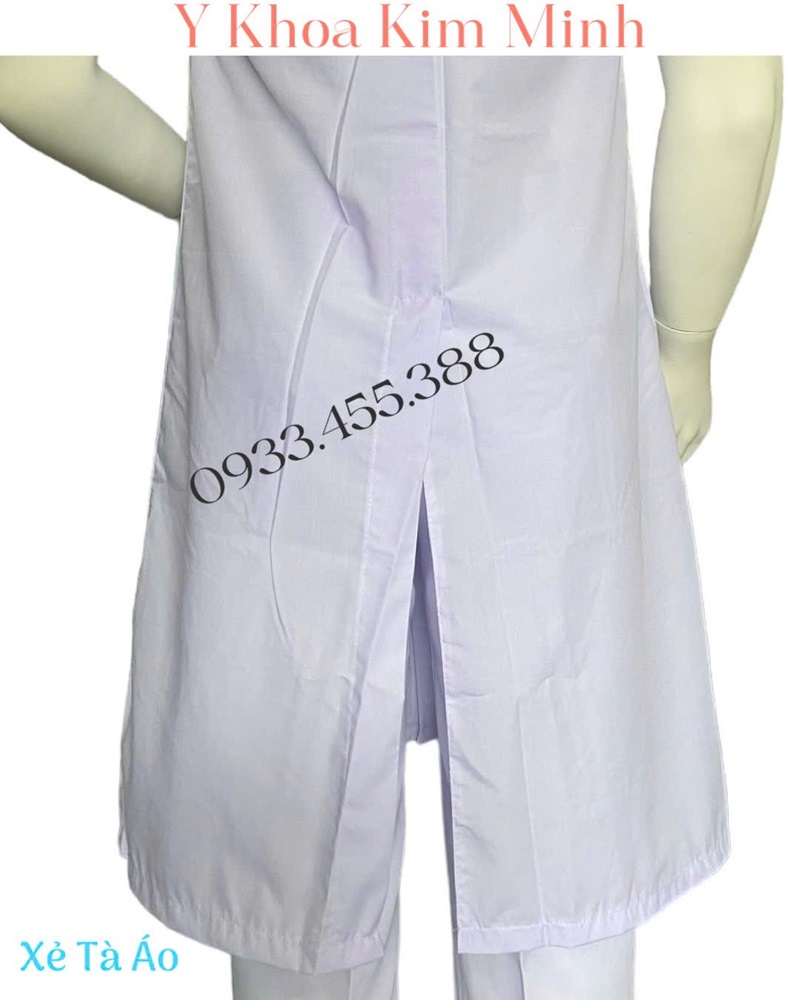 Áo bác sĩ nữ tay ngắn vải kate siêu bán giá sỉ ở Tp.HCM do Y khoa Kim Minh cung cấp giá sỉ