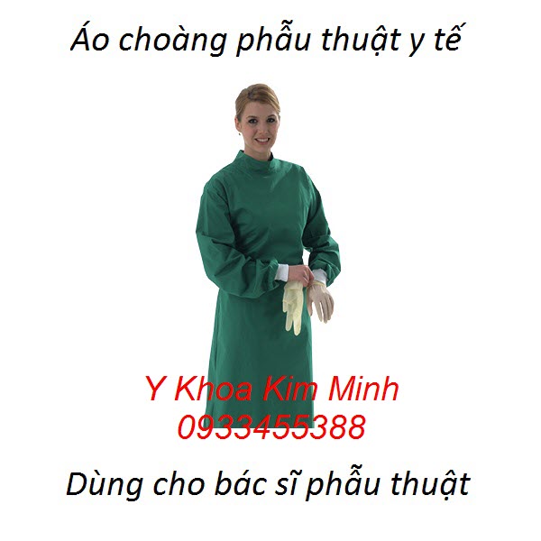Áo choàng phẫu thuật y tế dùng cho bác sĩ