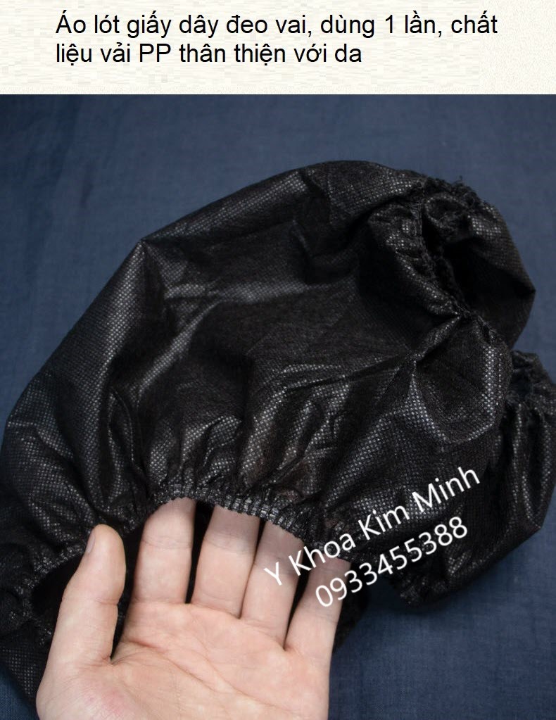 Áo lót giấy dùng 1 lần chất liệu vải PP thân thiện da con người