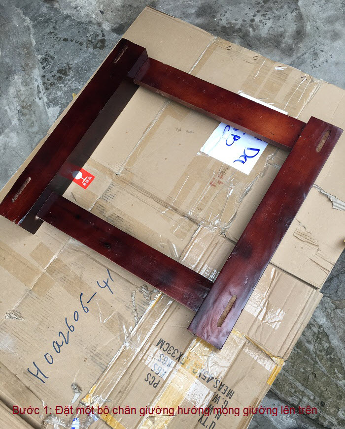 Huong dan cach lap rap giuong massage go Y Khoa Kim Minh