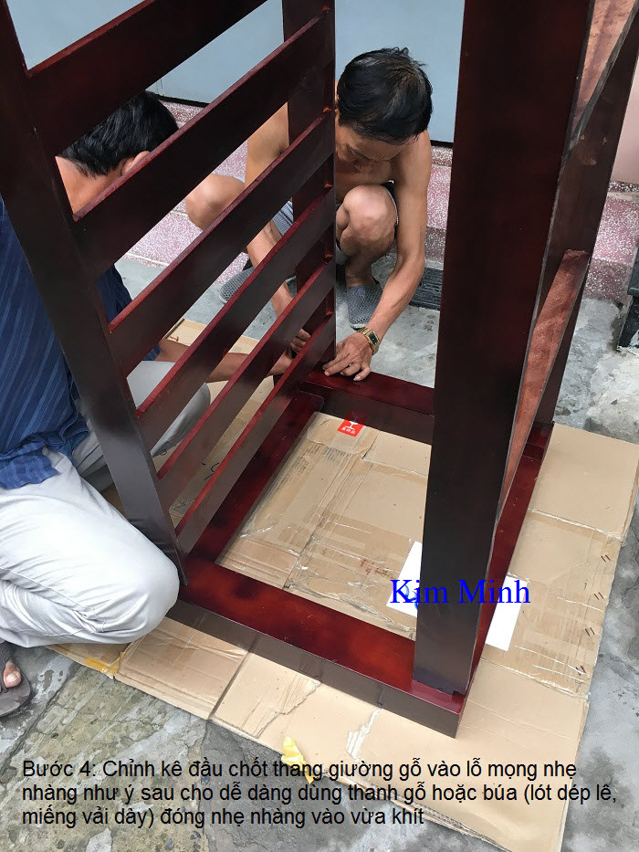Cong ty cung cap san xuat giuong massage go gia si Kim Minh