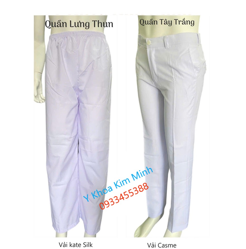 Bán quần áo blouse trắng, quần áo y tế bác sĩ y tá điều dưỡng thực tập sinh ngành y ở Tp.HCM