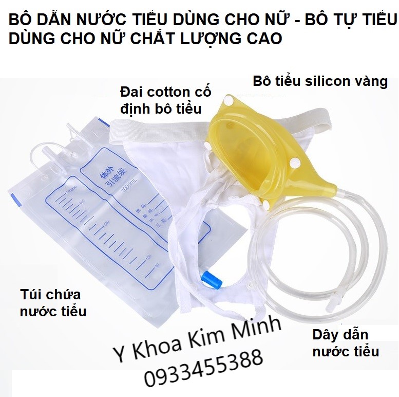 Bô tự tiểu nữ silicon vàng