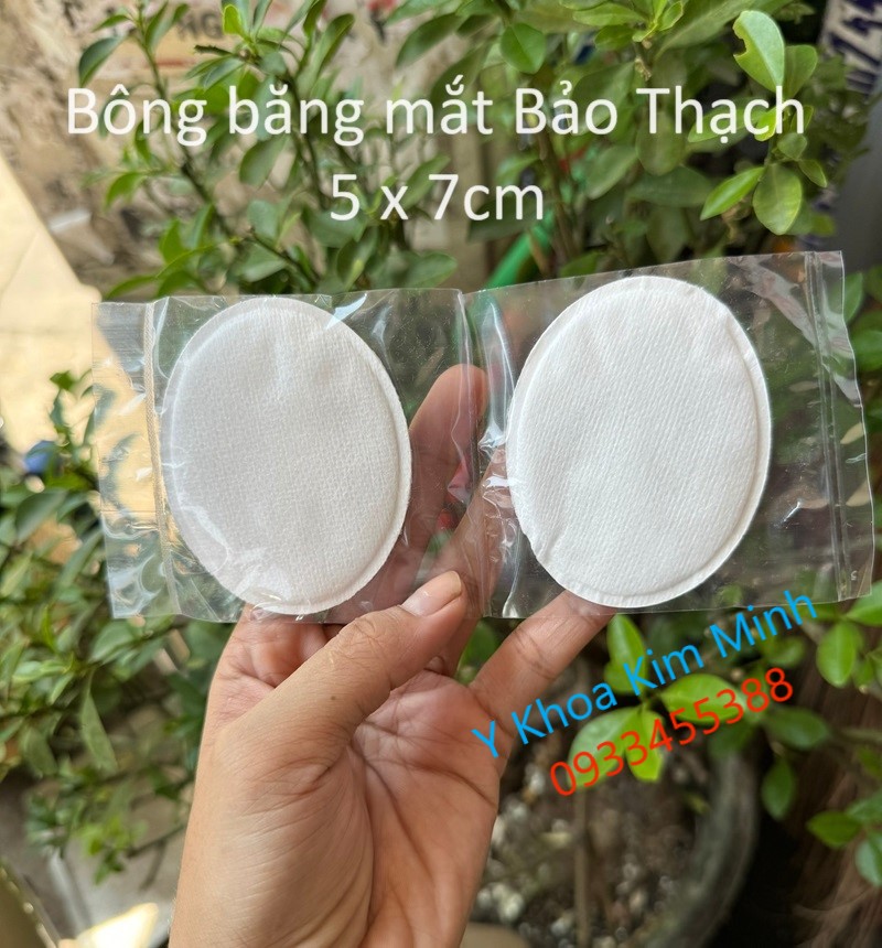 Bông băng mắt Bảo Thạch dùng cho bệnh nhân sau phẫu thuật mắt bán ở Y Khoa Kim Minh