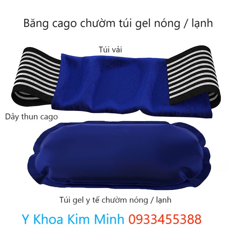 Băng thun cago quấn túi gel y tế chườm nóng lạnh