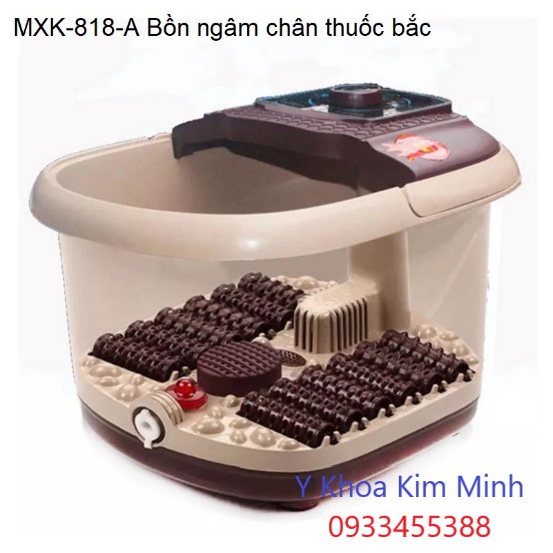 Bồn ngâm chân thuốc bắc xông thảo dược hồng ngoại sủi bọt MXK-818-A