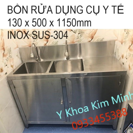 Bồn rửa dụng cụ y tế dùng trong khoa phẫu thuật y tế thẩm mỹ