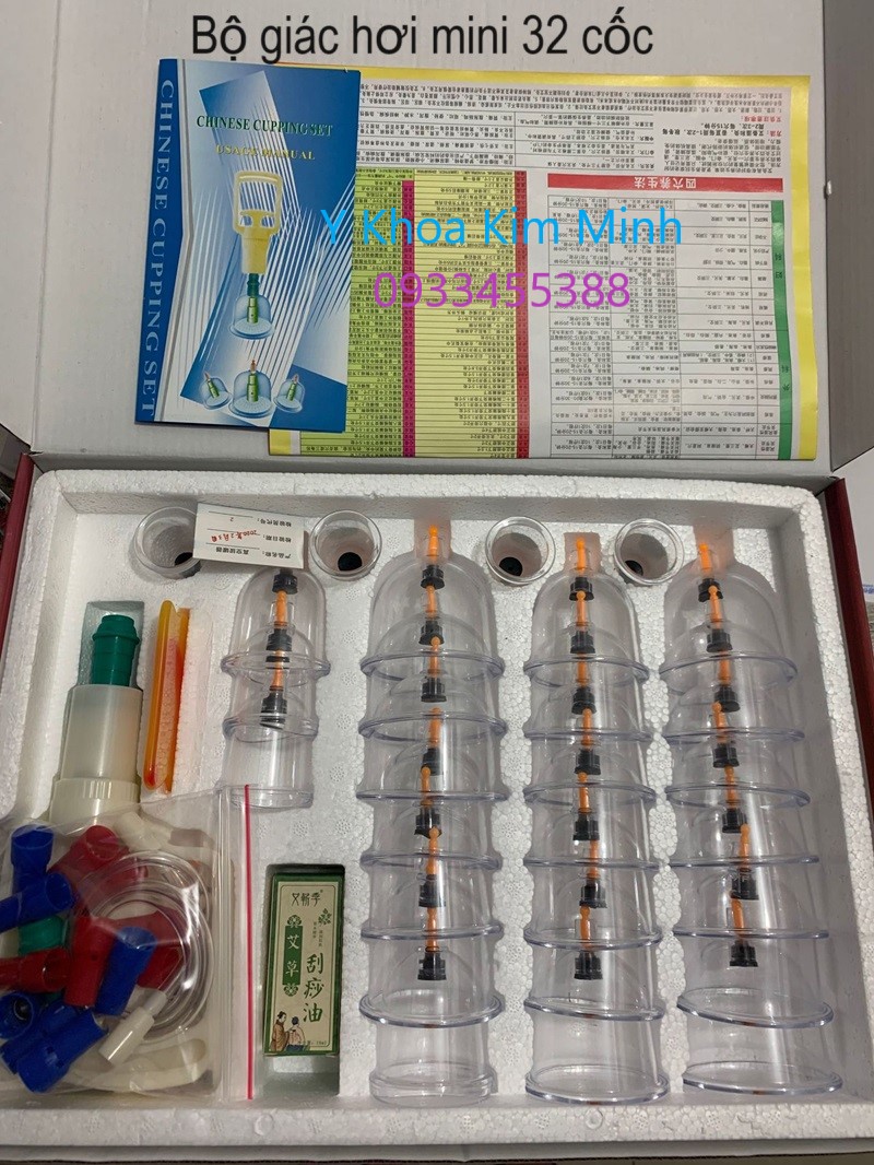 Giác hơi không dùng lửa 32 cốc bán ở Tp.HCM