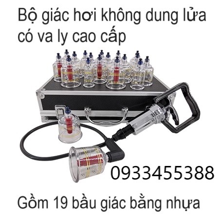 Bộ giác hơi vali 18 cốc cao cấp