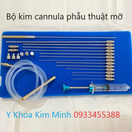 Bộ kim cannula tiêm cấy mỡ, hút mỡ phẫu thuật tạo hình thẩm mỹ bán ở Y Khoa Kim Minh