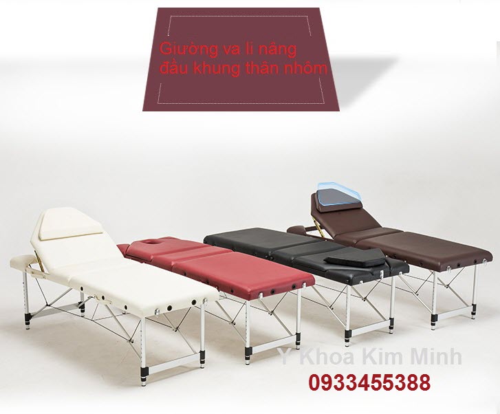 Ban giuong masasge di dong dang vali xep gon tai tp hcm Y Khoa Kim Minh 0933455388