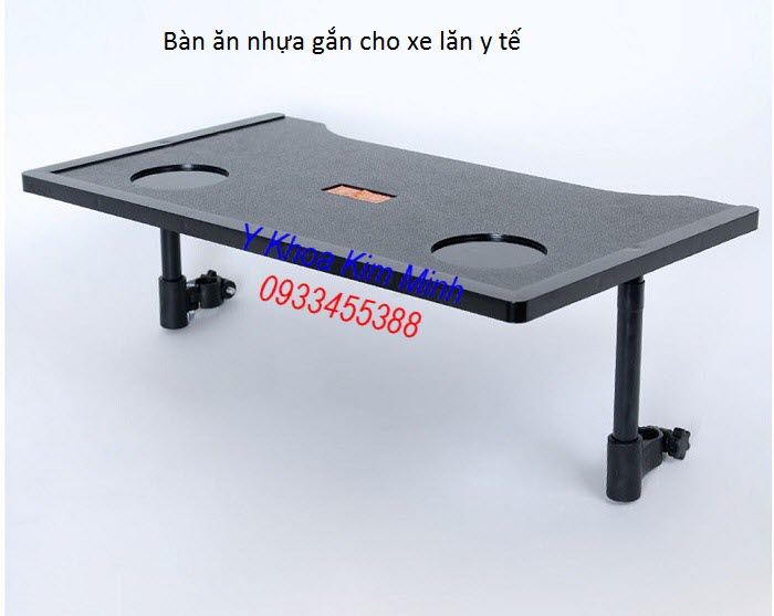 Bàn ăn nhựa gắn cho xe lăn y tế đa năng - Y Khoa Kim Minh