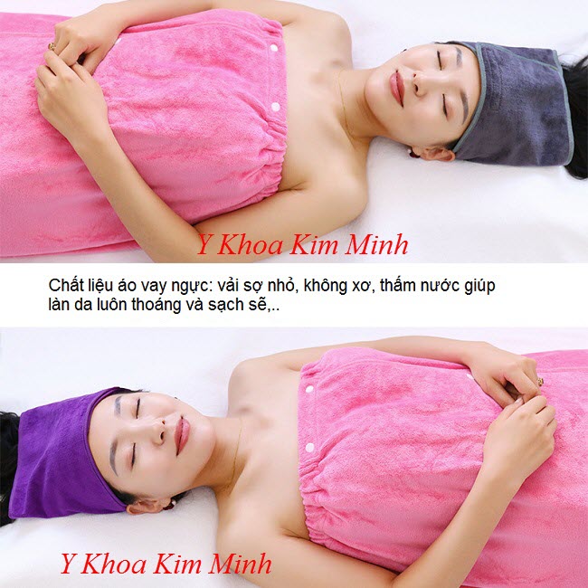 Bán áo vay ngực dùng tại Spa - Y Khoa Kim Minh 0933455388