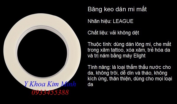 Bán băng keo lụa dán mi mắt tại Tp Hồ Chí Minh - Y Khoa Kim Minh 0933455388