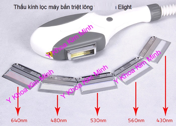 Ban tay cam va thau kinh loc m&aacute;y bắn triet long Elight KEX-900B Y khoa Kim Minh