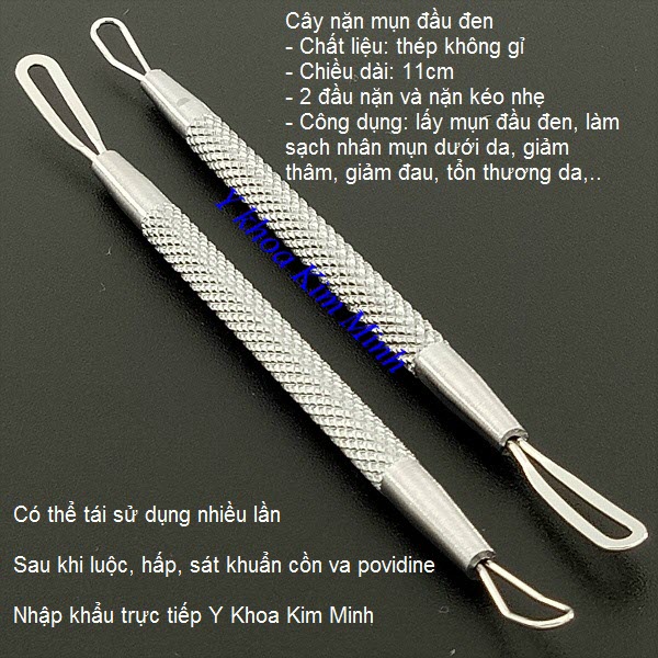 Bán cây nặn mụn đầu đen dùng 2 đầu nặn tại Tp Hồ Chí Minh - Y khoa Kim Minh 0933455388