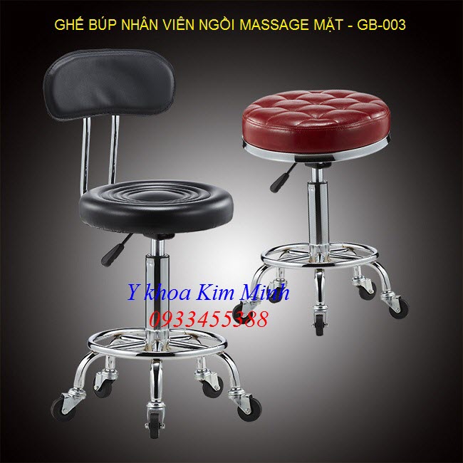 Bán ghế búp cho nhan viên spa massage chăm sóc da mặt GB-003 - Y Khoa Kim Minh 0933455388