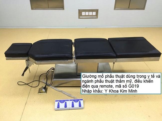 Bán giường phẫu thuật thẩm mỹ điều khiển điện G019 tại Tp Hồ Chí Minh - Y khoa Kim Minh 0933455388