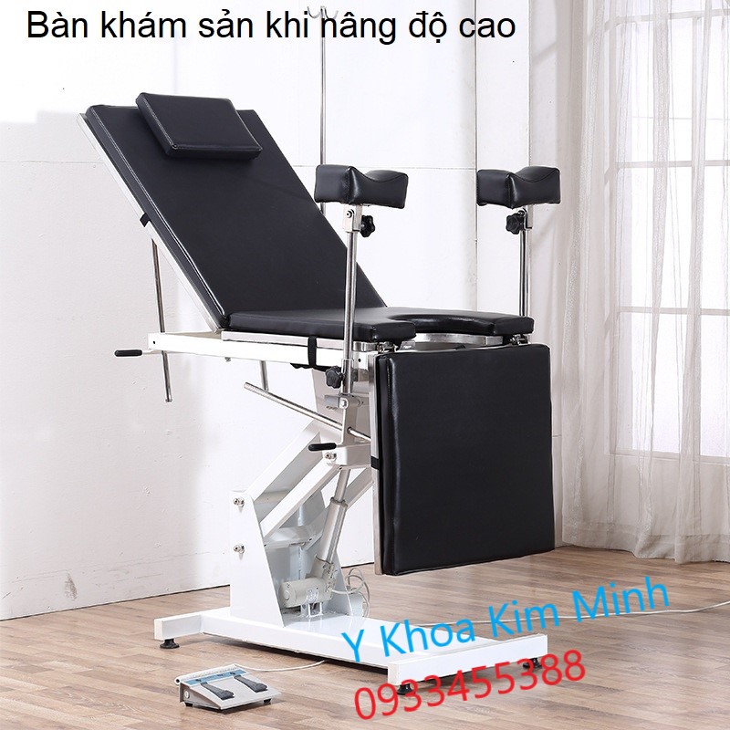 Bàn khám phụ khoa nâng hạ độ cao bằng điện
