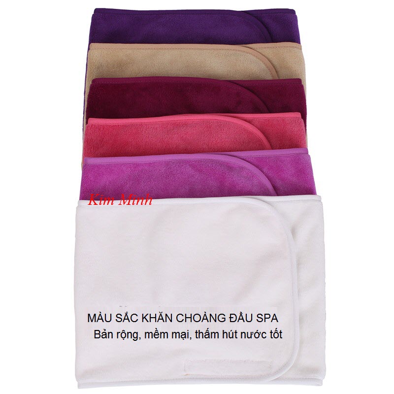 Bán khăn băng đô choàng đầu spa - Y khoa Kim Minh 0933455388