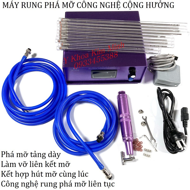Máy rung phá mỡ công nghệ cộng hưởng bán ở Y Khoa Kim Minh