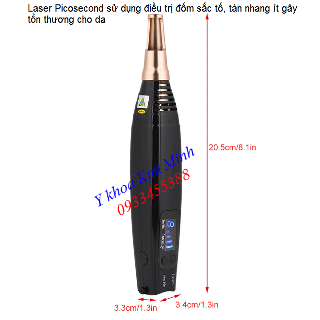 Bán máy laser mini Picosecond tại Tp Hồ Chí Minh - Y Khoa Kim Minh 0933455388