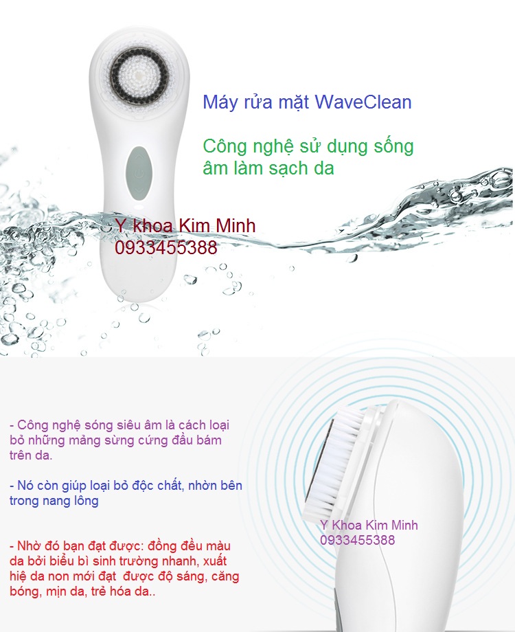 Dia chi ban may rua mat ca nhan Waveclean tai Y Khoa Kim Minh tp hochiminh Sai gon
