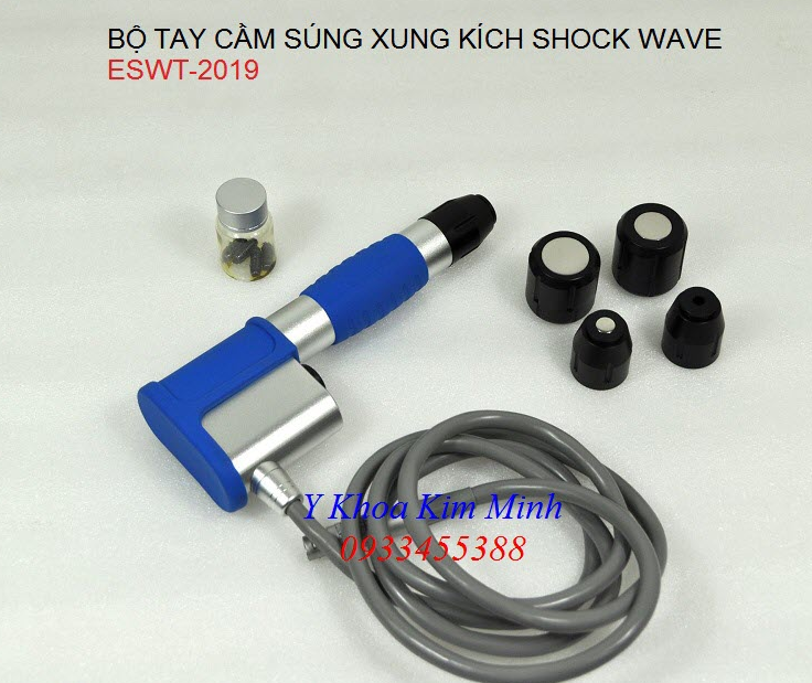 Bán tay cầm máy xung kích trị liệu thần kinh cột sống shockwave-2019 - Y Khoa Kim Minh 0933455388