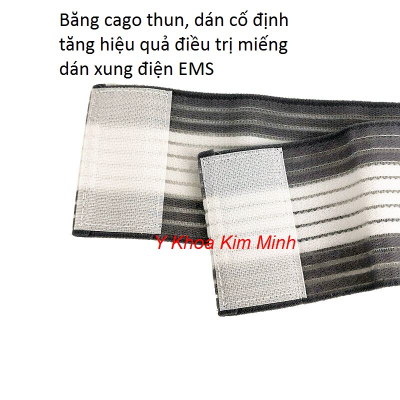 Băng thun cago co gian dung bo mieng dan xung dien vat ly tri lieu