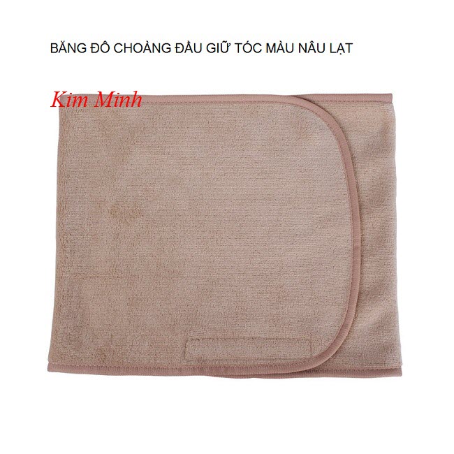 Băng đô choàng đầu giữ tóc màu nâu lạt - Y khoa Kim Minh 0933455388
