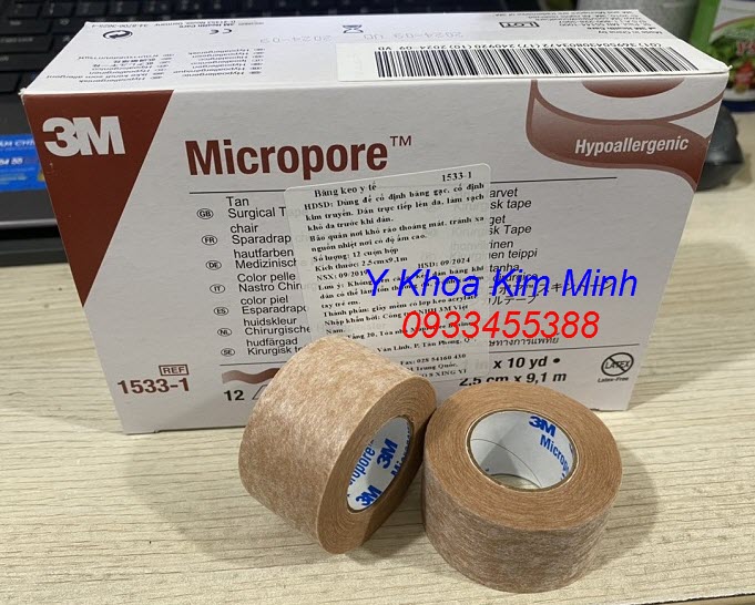 Băng keo kết dính băng gạc y tế và định hình vết thương sau phẫu thuật thẩm mỹ - Y khoa Kim Minh
