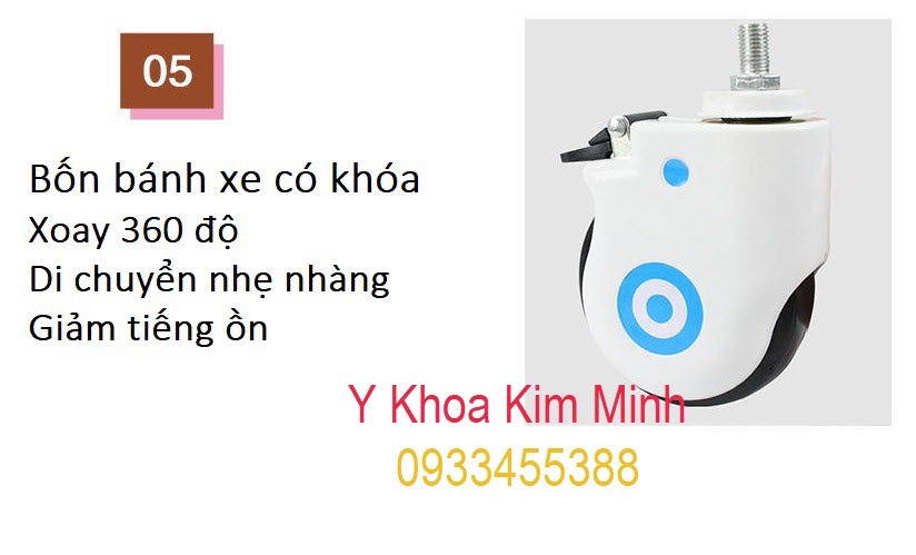 Bánh xe của giường y tế