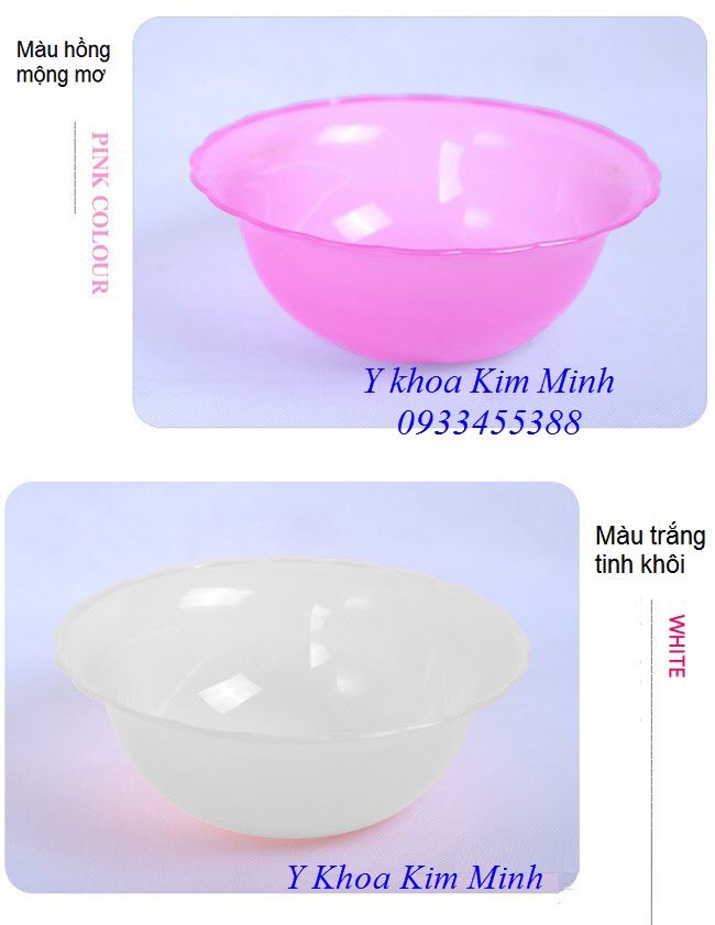 Bát nhựa lớn 22cm dùng khuấy trộn mỹ phẩm đắp dưỡng da body - Y khoa Kim Minh