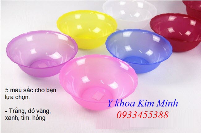 Bát nhựa spa đường kính miệng 22cm dùng trộn khuấy bột đắp body - Y Khoa Kim Minh 0933455388