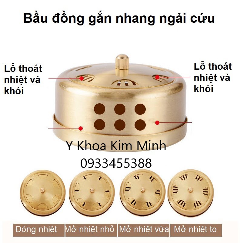 Bầu đồng dùng xông ngang ngải cứu