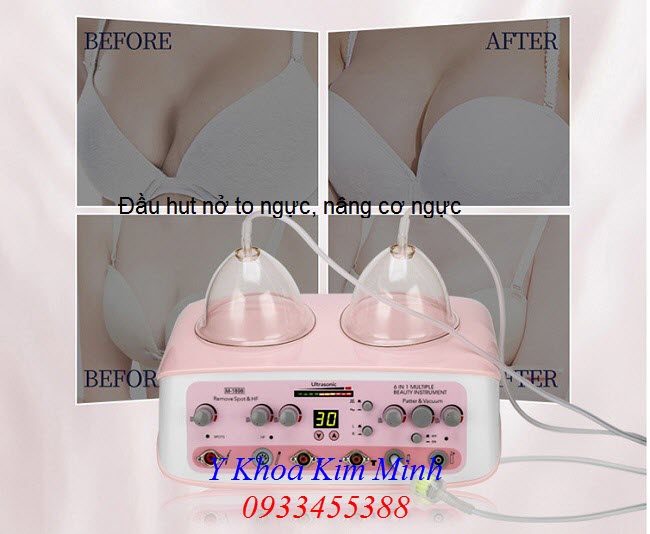Bầu hút massage nở to ngực, nâng ngực máy chăm sóc da - Y khoa Kim Minh