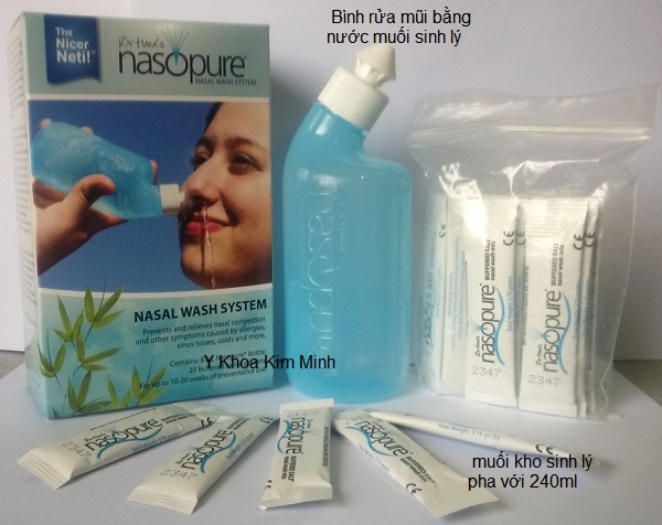 Binh rua mui tri viem xoang Nasopure Y Khoa Kim Minh