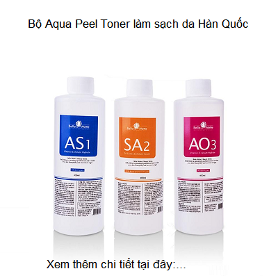 Bộ Aqua Peel Toner Hàn Quốc làm sạch da bán tại Tp Hồ Chí Minh - Y khoa Kim Mnh
