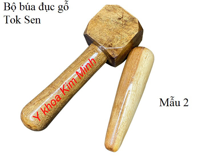 Bộ búa đục gỗ Tok Sen mẫu 2 bán tại Y Khoa Kim Minh