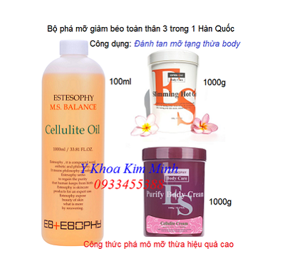 Bộ gel phá mỡ giảm béo 3 trong 1 Hàn Quốc đang bán tại Tp Hồ Chí Minh - Y khoa Kim Minh