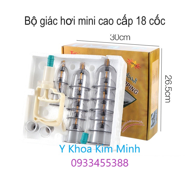 Bộ giác hơi mini cao cấp 18 cốc