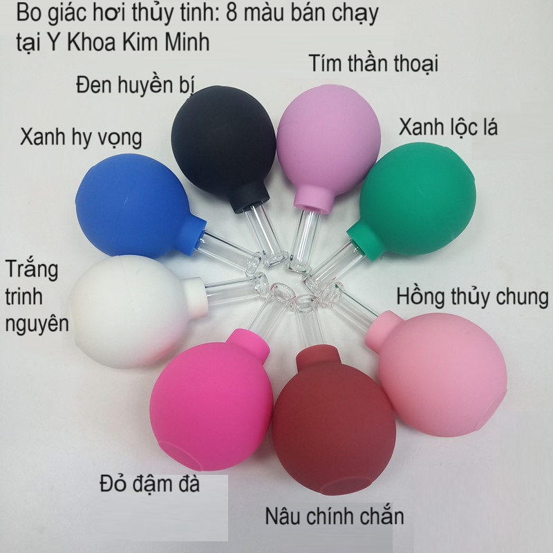 Bo giác hơi thủy tinh dùng chăm sóc da bán giá sỉ ở Y Khoa Kim Minh