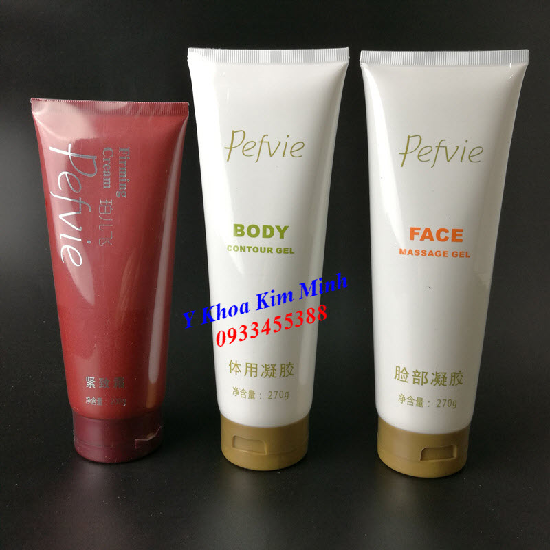 Bộ kem Pefvie chuyên massage giảm mỡ chống nhăn ngăn lão hóa Y Khoa Kim Minh 0933455388