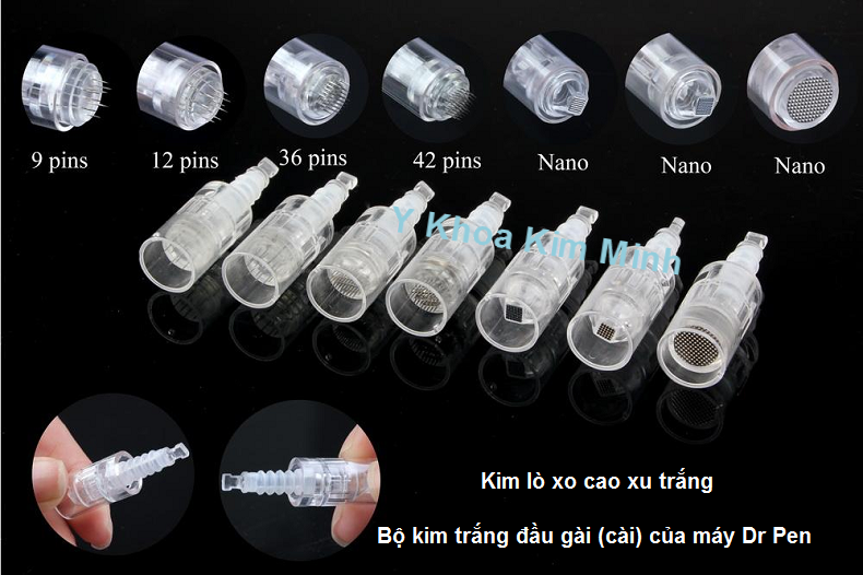 Bo kim may phi kim Dr Pen kim gai mau trang lo xo cao su Y Khoa Kim Minh ban tai Tp. Hochiminh